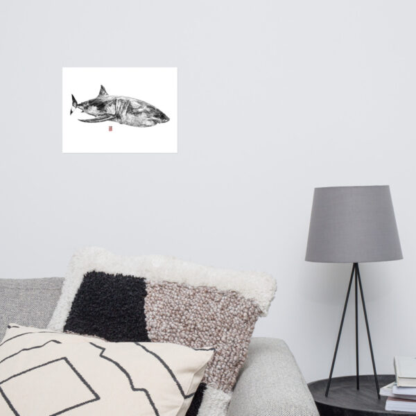 Requin blanc solitaire #1 – Image 3