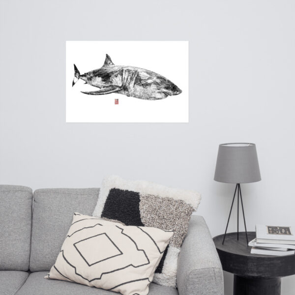 Requin blanc solitaire #1 – Image 5